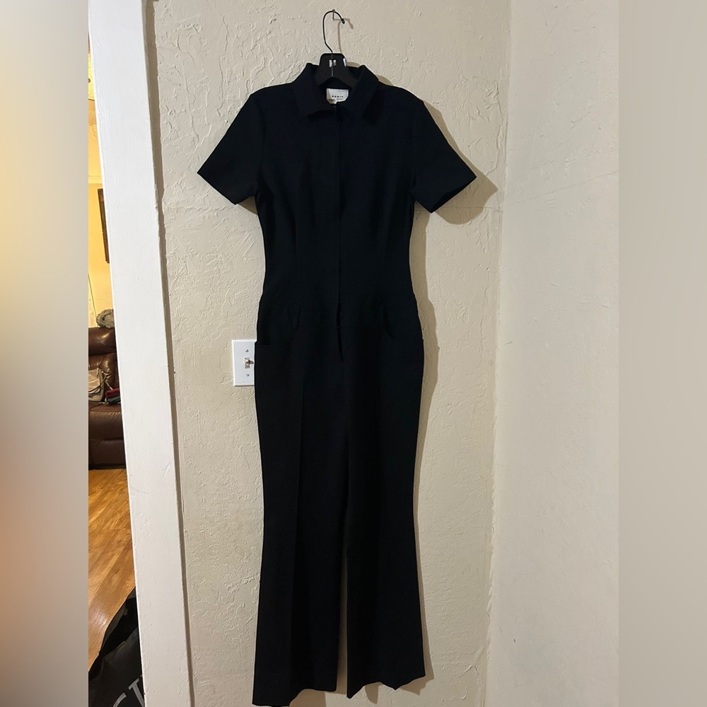 Akris Punto Black Flare Jumpsuit